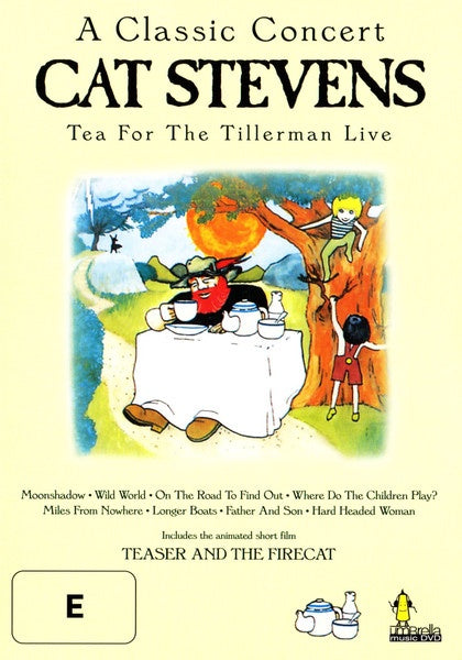 STEVENS CAT-TEA FOR THE TILLERMAN LIVE DVD VG