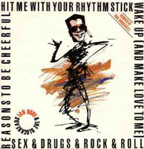 DURY IAN & THE BLOCKHEADS-HIT ME WITH YOUR RHYTHM STICK (PAUL HARDCASTLE REMIXES) 12" EP VG+ COVER VG