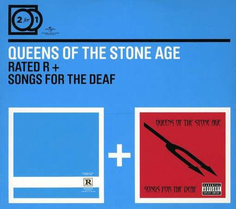 QUEENS OF THE STONE AGE-RATED R AND SONGS FOR THE DEAF 2CD NM