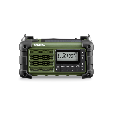 Sangean WR-7 Cherry / Portable FM & Bluetooth Radio with built in battery 