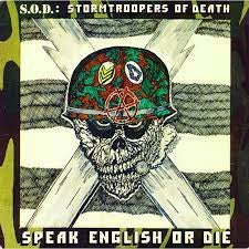 S.O.D. STORMTROOPERS OF DEATH-SPEAK ENGLISH OR DIE GREEN RED SPLATTER VINYL 2LP *NEW*