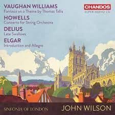 WILSON JOHN-MUSIC FOR STRINGS SINFONIA OF LONDON CD *NEW*