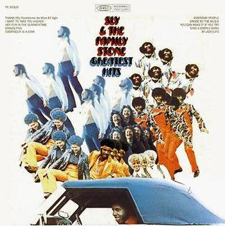 SLY & THE FAMILY STONE-GREATEST HITS LP EX COVER VG