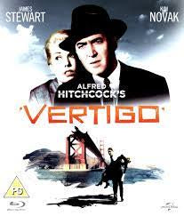 VERTIGO - ALFRED HITCHCOCK BLURAY VG
