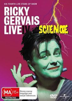 GERVAIS RICKY-LIVE IV SCIENCE DVD VG