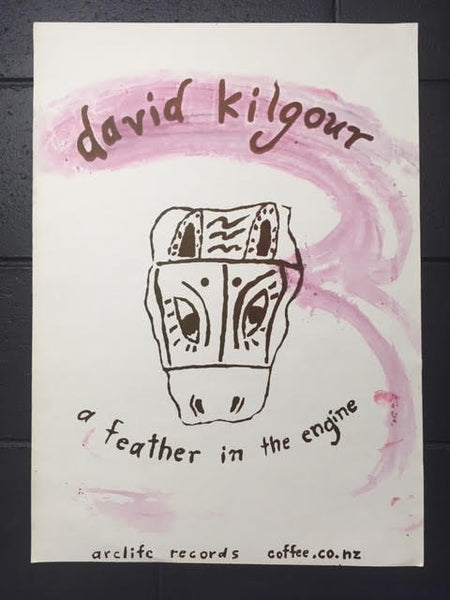 KILGOUR DAVID-A FEATHER IN THE ENGINE PINK SWIRL 3 ORIGINAL ART WORK