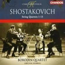 SHOSTAKOVICH - STRING QUARTETS 1-13 BORODIN 4CD G