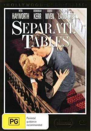 SEPARATE TABLES DVD VG