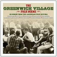 GREENWICH VILLAGE FOLK SCENE-VARIOUS ARTISTS 3CD VG