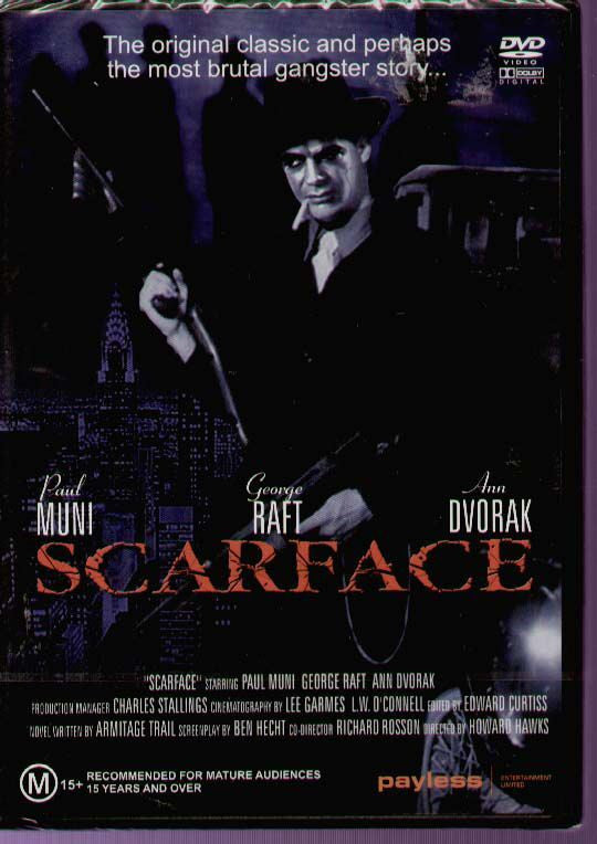 SCARFACE (1932) DVD VG