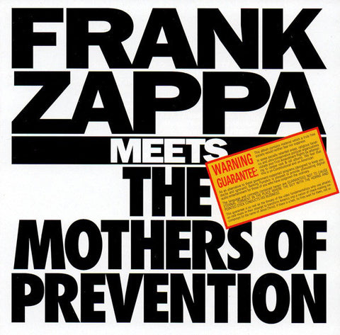 ZAPPA FRANK-MEETS THE MOTHERS OF PREVENTION CD VG