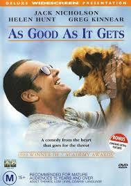 AS GOOD AS IT GETS FILM DVD VG