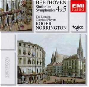 BEETHOVEN-SYMPHONIES NOS 4 & 5 NORRINGTON CD NM