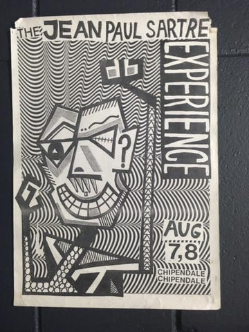 JEAN PAUL SARTRE EXPERIENCE GIG POSTER
