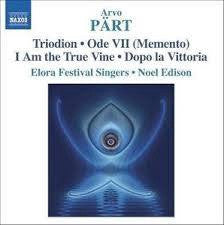 PART ARVO - TRIODION ODE VII I AM THE TRUE VINE CD