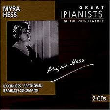 HESS MYRA-BACH BEETHOVEN BRAHMS VARIOUS COMPOSERS CD VG