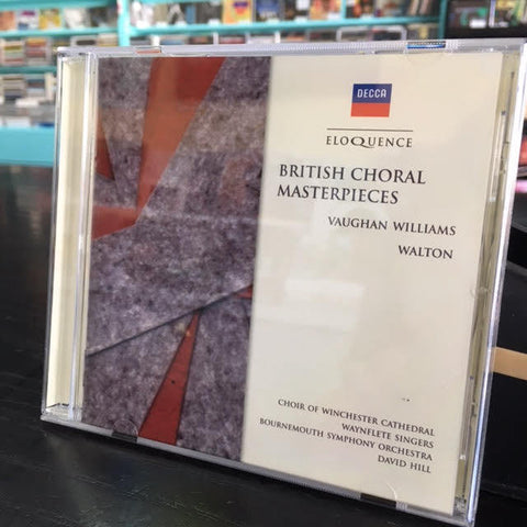 WILLIAMS WALTON - BRITISH CHORAL MASTERPIECES CD VG