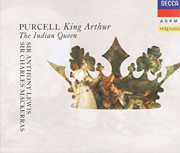 PURCELL-KING ARTHUR THE INDIAN QUEEN 2CD VG