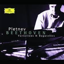 BEETHOVEN-VARIATIONS & BAGATELLES PLETNEV 2CD VG