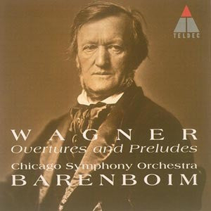 WAGNER-OVERTURES AND PRELUDES BARENBOIM CD NM