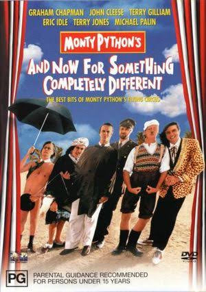 MONTY PYTHON'S AND NOW FOR SOMETHING COMPLETELY DIFFERENT DVD VG