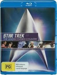 STAR TREK THE UNDISCOVERED COUNTRY BLURAY VG+