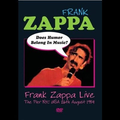 ZAPPA FRANK-DOES HUMOUR BELONG IN MUSIC? DVD VG