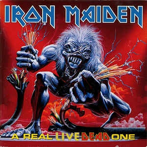 IRON MAIDEN-A REAL LIVE DEAD ONE 2CD VG