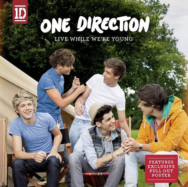 ONE DIRECTION-LIVE WHILE WE'RE YOUNG CD SINGLE VG