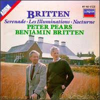 BRITTEN-SERENADE LES ILLUMINATIONS NOCTURNE CD VG