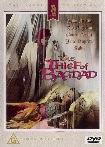 THE THIEF OF BAGDAD DVD VG