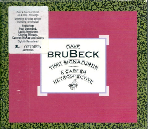 BRUBECK DAVE-TIME SIGNATURES 4CD VG