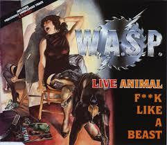 WASP-LIVE ANIMAL F**K LIKE A BEAST 12" EX COVER VG+