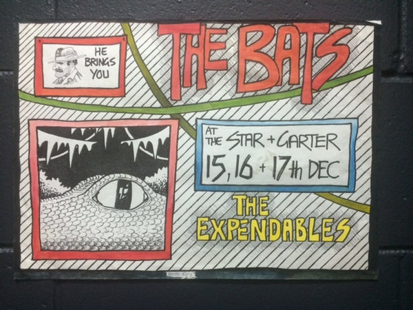 BATS THE & THE EXPENDABLES - ORIGINAL POSTER ARTWORK *NEW*