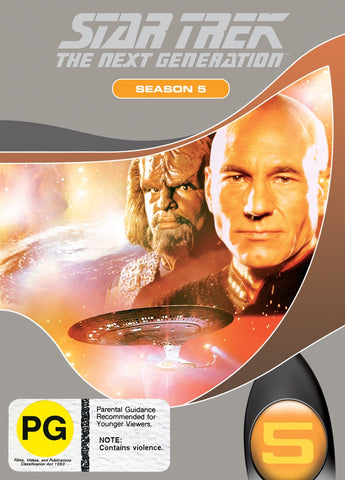 STAR TREK THE NEXT GENERATION-SEASON 5 7DVD VG+