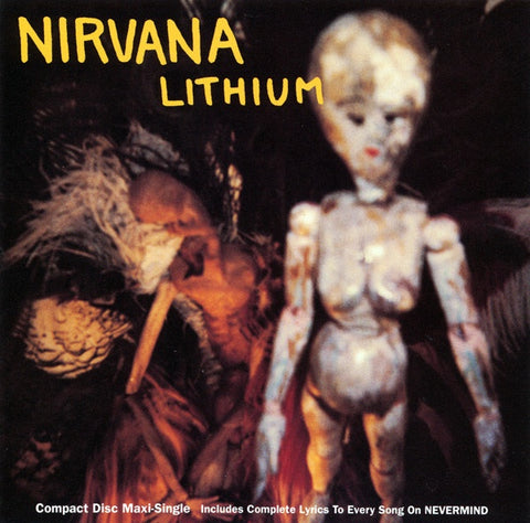 NIRVANA-LITHIUM CD SINGLE VG