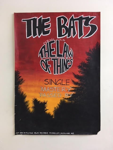 BATS THE-THE LAW OF THINGS ORIGINAL ARTWORK PROMO POSTER VG