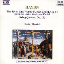 HAYDN-STRING QUARTETS OP. 51 & OP. 103 CD VG