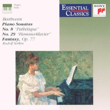 BEETHOVEN-PIANO SONATAS 8 AND 29 + FANTASIA CD VG