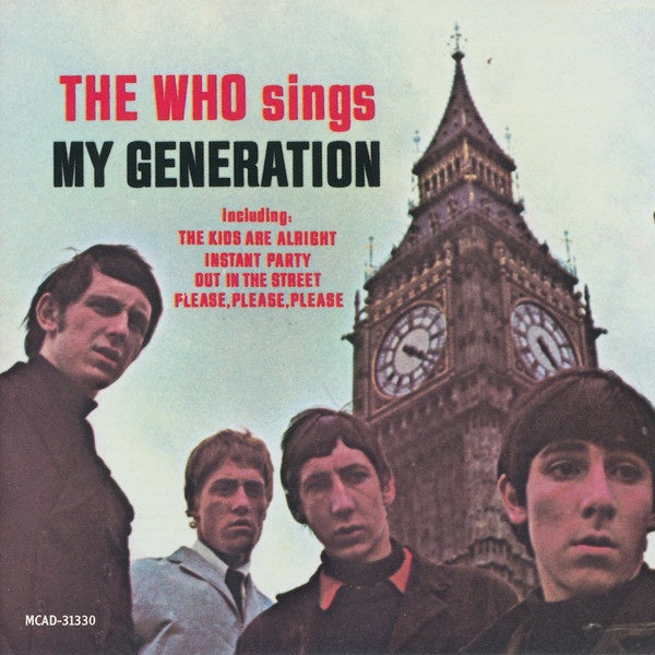 WHO THE-THE WHO SINGS MY GENERATION CD VG