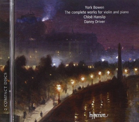 BOWEN YORK-COMPLETE WORKS FOR VIOLIN AND PIANO 2CD VG