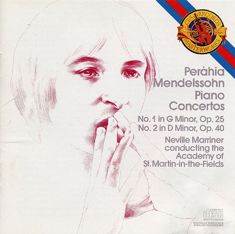 MENDELSSOHN-PIANO CONCERTOS NO 1 & 2 CD VG