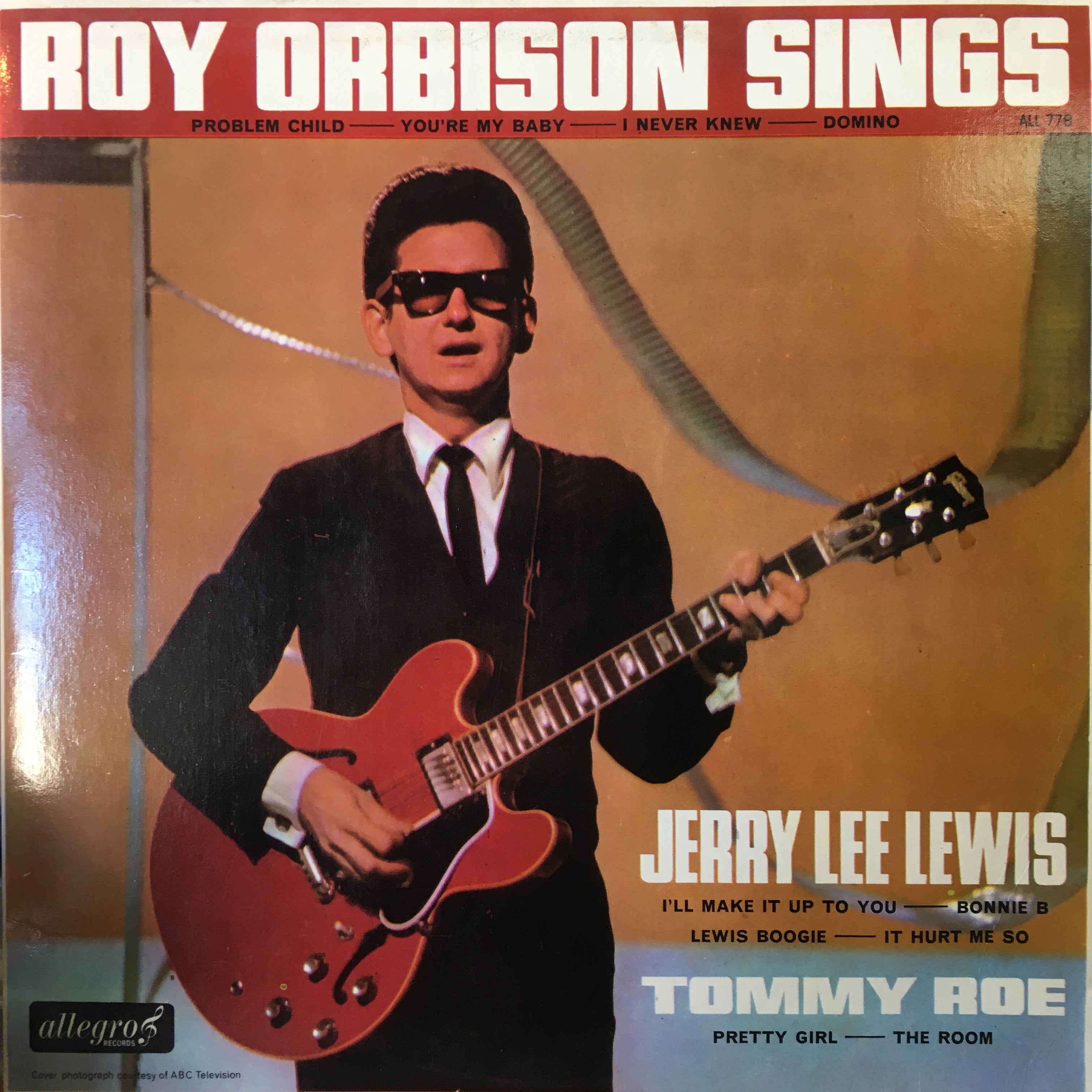 ORBISON ROY, JERRY LEE LEWIS, TOMMY ROW-ROY ORBISON SINGS LP VG COVER VG