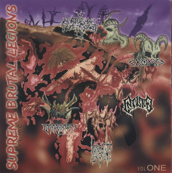 CARDIAC NECROPSY / INSISION / KOMA / LACERATE / VRYKOLAKAS-SUPREME BRUTAL LEGIONS CD VG