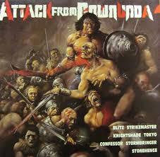 ATTACK FROM DOWNUNDA-VARIOUS ARTISTS LP EX COVER VG+
