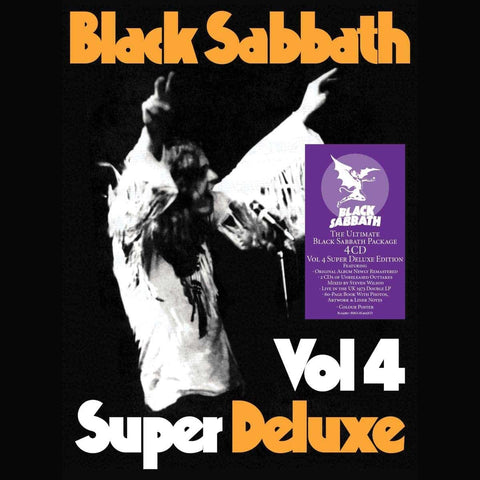 BLACK SABBATH-VOL 4 SUPER DELUXE 4CD BOX SET *NEW*