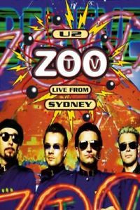 U2- ZOO TV LIVE FROM SYDNEY DVD VG