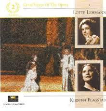 GREAT VOICES OF THE OPERA LEHMANN FLAGSTAD 2CD VG+