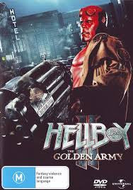 HELLBOY II-THE GOLDEN ARMY DVD VG