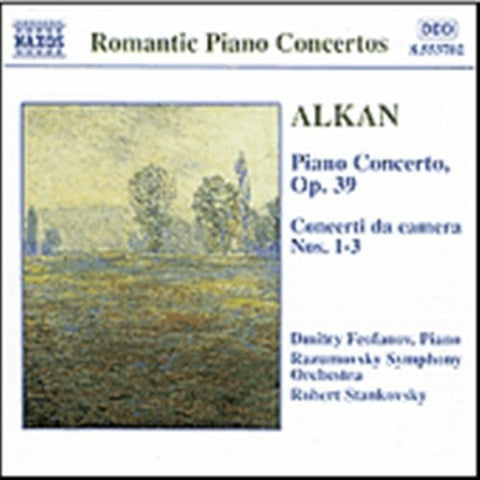 ALKAN-COMPLETE WORKS FOR PIANO AND ORCHESTRA CD VG